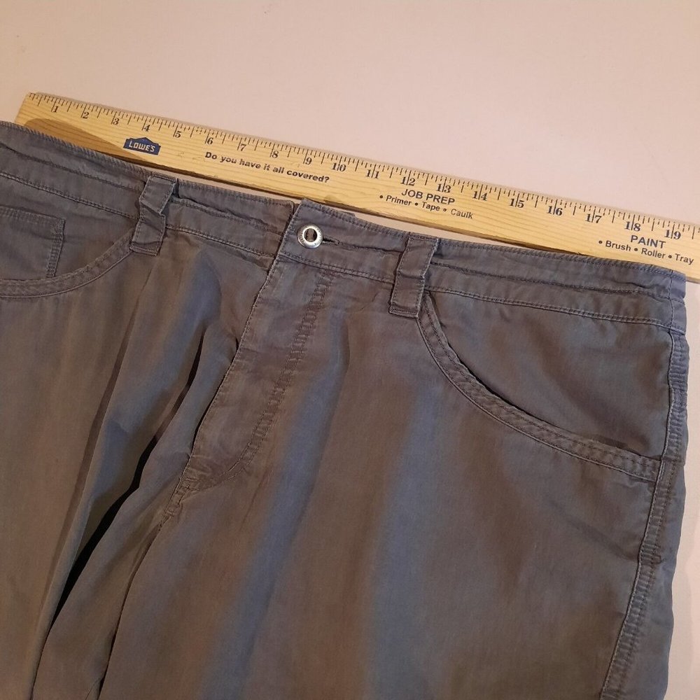 Patagonia Tenpenny Shorts Mens 38 Gray Organic Cotton Nylon Utility Hiking - Picture 7 of 10